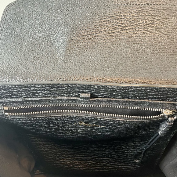 Phillip Lim 3.1 Pashli Medium Satchel in Black Peeble Leather. - Picture 7 of 7